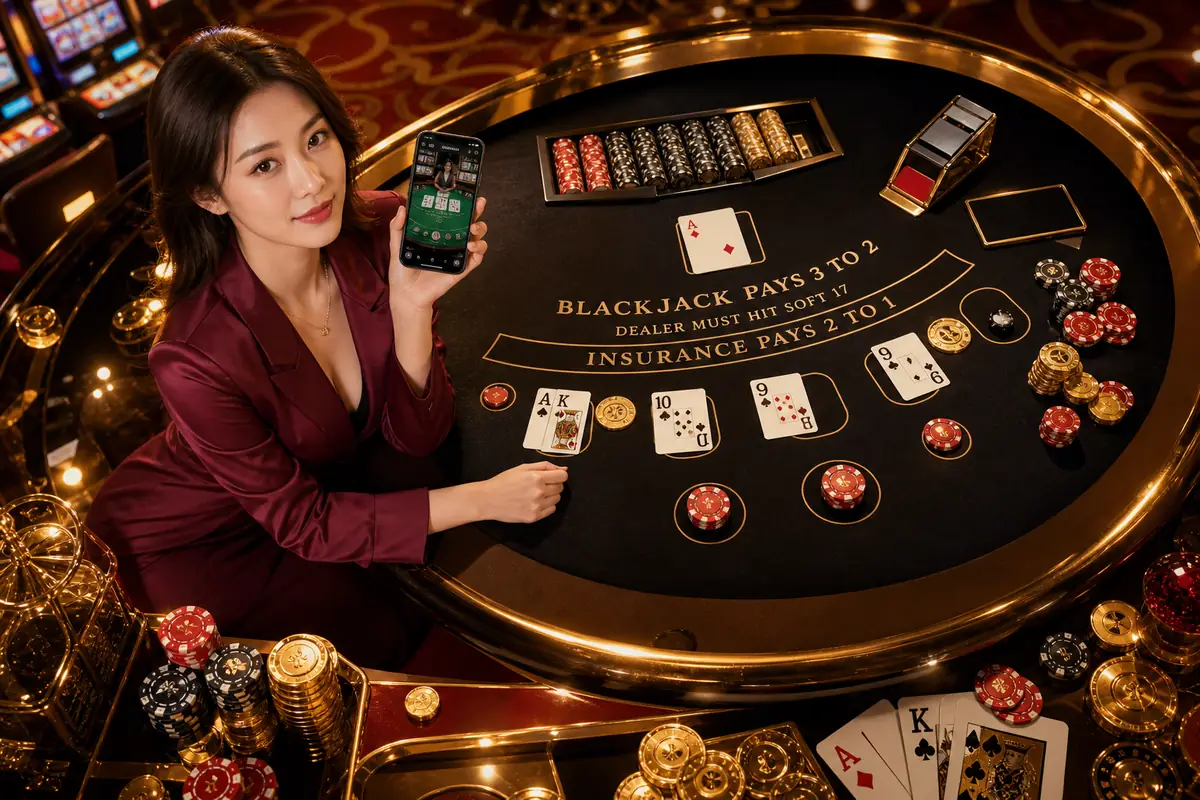 mrluck Casino suasana studio live dealer